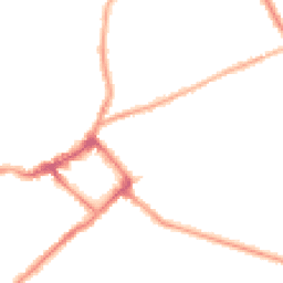 Night-time road noise heatmap for CH44 1AW