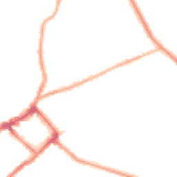 Night-time road noise heatmap for CH44 1BD