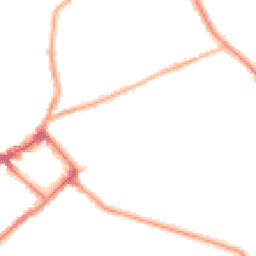 Night-time road noise heatmap for CH44 1BH