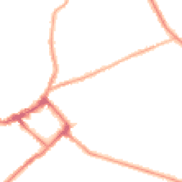 Night-time road noise heatmap for CH44 1BL