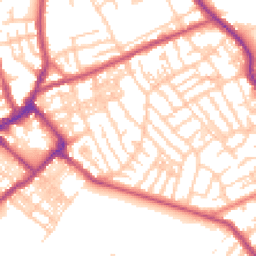 Daytime road noise heatmap for CH44 1BS