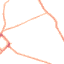 Night-time road noise heatmap for CH44 1DG