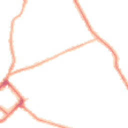 Night-time road noise heatmap for CH44 1DH