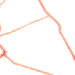 Night-time road noise heatmap for CH44 1DP