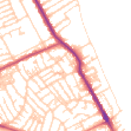 Daytime road noise heatmap for CH44 1EA