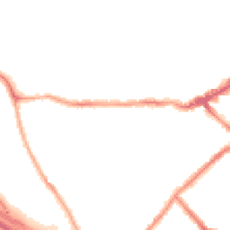 Night-time road noise heatmap for CH44 2AU