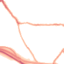 Night-time road noise heatmap for CH44 2BH