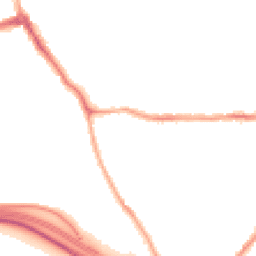 Night-time road noise heatmap for CH44 2BL