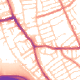 Daytime road noise heatmap for CH44 2BN