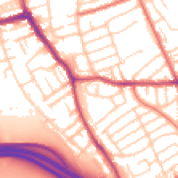 Daytime road noise heatmap for CH44 2BP