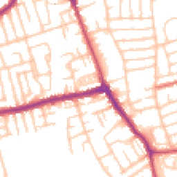 Daytime road noise heatmap for CH44 2BX