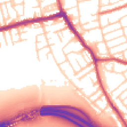 Daytime road noise heatmap for CH44 2DR