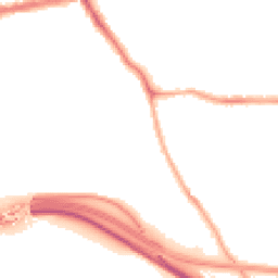 Night-time road noise heatmap for CH44 2EH