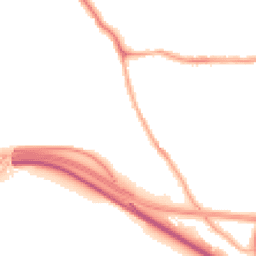 Night-time road noise heatmap for CH44 2EP