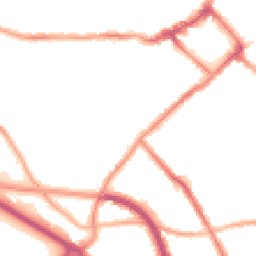 Night-time road noise heatmap for CH44 3BZ