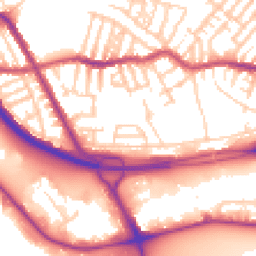 Daytime road noise heatmap for CH44 4AT
