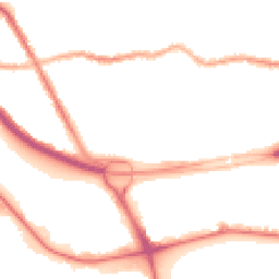 Night-time road noise heatmap for CH44 4AX