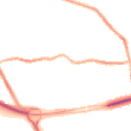 Night-time road noise heatmap for CH44 4BH