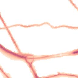 Night-time road noise heatmap for CH44 4BJ