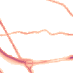 Night-time road noise heatmap for CH44 4BS