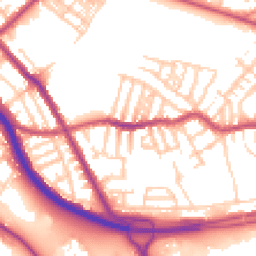 Daytime road noise heatmap for CH44 4BT