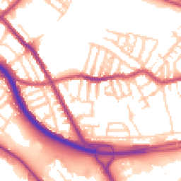 Daytime road noise heatmap for CH44 4BX