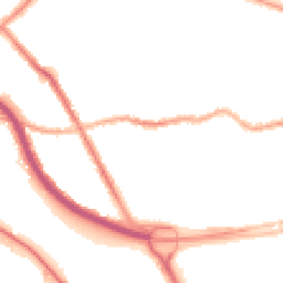 Night-time road noise heatmap for CH44 4BX