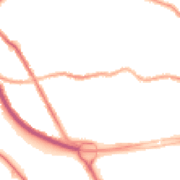 Night-time road noise heatmap for CH44 4BY