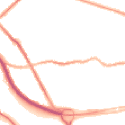 Night-time road noise heatmap for CH44 4DA