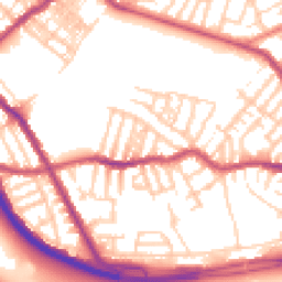 Daytime road noise heatmap for CH44 4DP