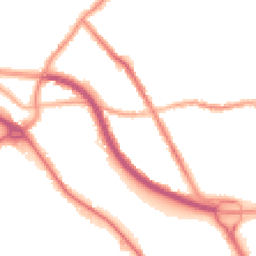 Night-time road noise heatmap for CH44 4EB