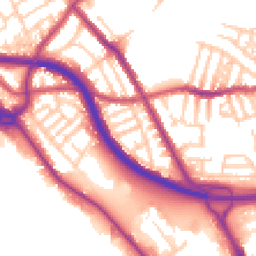 Daytime road noise heatmap for CH44 4EJ