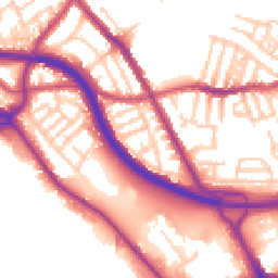 Daytime road noise heatmap for CH44 4EP