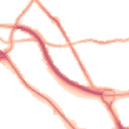 Night-time road noise heatmap for CH44 4EP