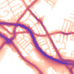 Daytime road noise heatmap for CH44 4ER
