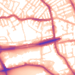 Daytime road noise heatmap for CH44 4HG