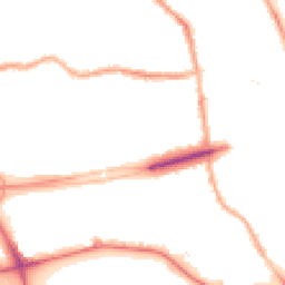 Night-time road noise heatmap for CH44 4HG