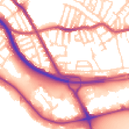 Daytime road noise heatmap for CH44 4HS