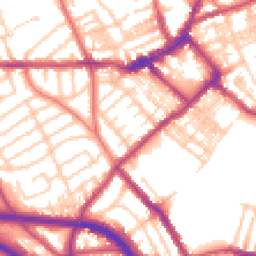 Daytime road noise heatmap for CH44 5RR