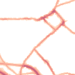 Night-time road noise heatmap for CH44 5RR