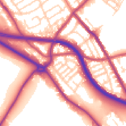 Daytime road noise heatmap for CH44 5SJ