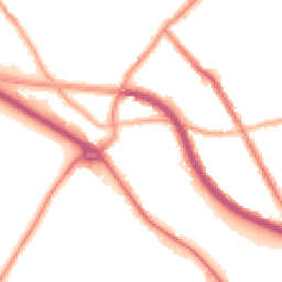 Night-time road noise heatmap for CH44 5SJ