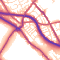 Daytime road noise heatmap for CH44 5SU