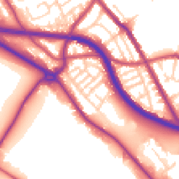 Daytime road noise heatmap for CH44 5TA