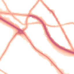 Night-time road noise heatmap for CH44 5TA