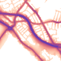 Daytime road noise heatmap for CH44 5TB