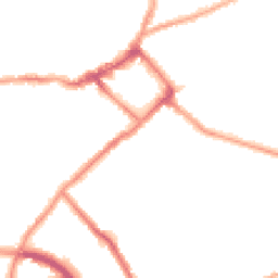 Night-time road noise heatmap for CH44 5UJ