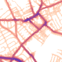 Daytime road noise heatmap for CH44 5UY