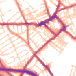 Daytime road noise heatmap for CH44 5XA