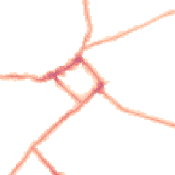 Night-time road noise heatmap for CH44 5XN